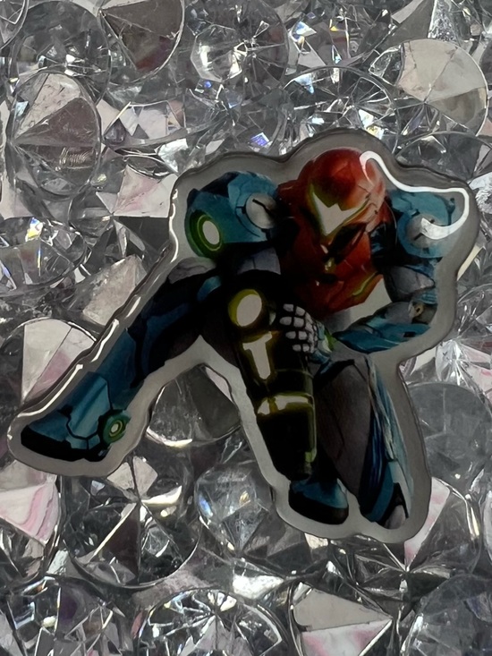 Nintendo Other - Nintendo pin transformer Red and Blue Samus Sticker charm